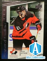 2021-22 Team Canada Juniors Program of Excellence #119 Jack Matier